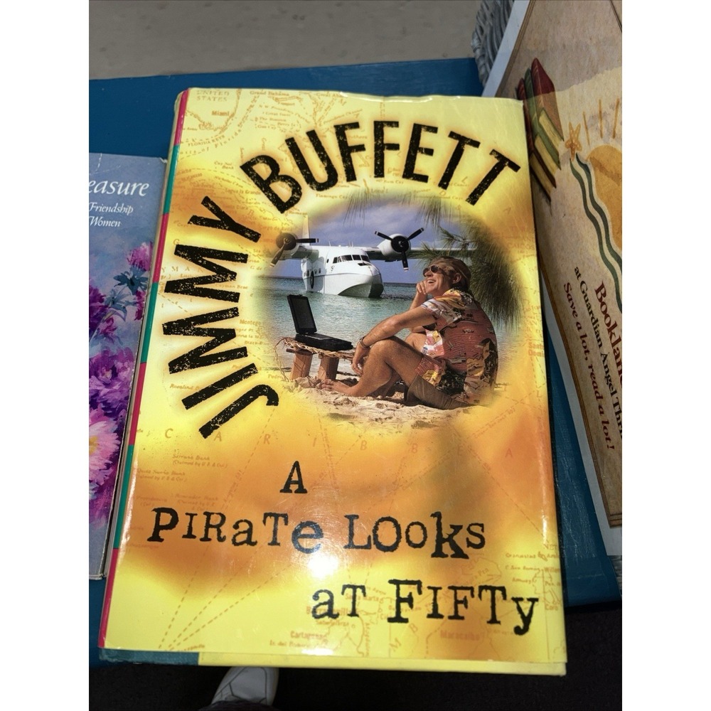 Jimmy Buffett A Pirate Looks At Fifty Hardcover Book Reading Excellent Condition